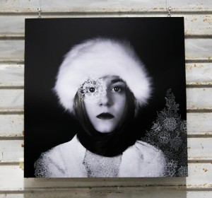 GIADA - 100X100 TEC. MISTA SU METALLO